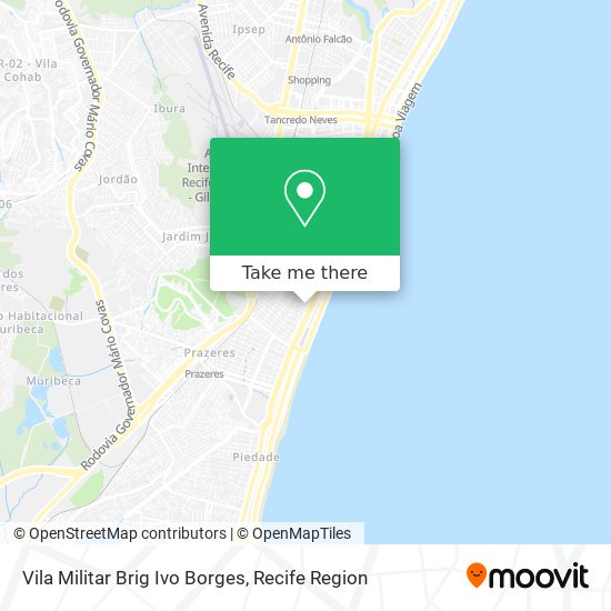 Vila Militar Brig Ivo Borges map