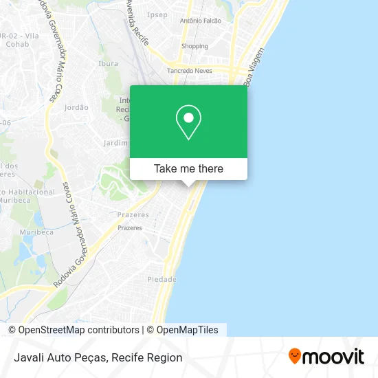 Javali Auto Peças map