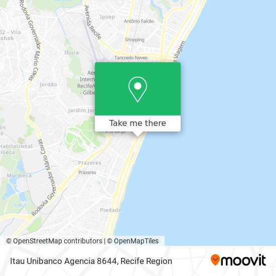 Itau Unibanco Agencia 8644 map
