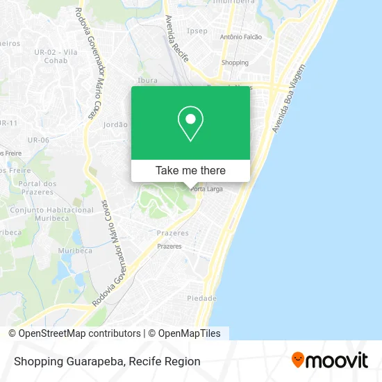 Shopping Guarapeba map