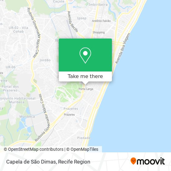 Capela de São Dimas map