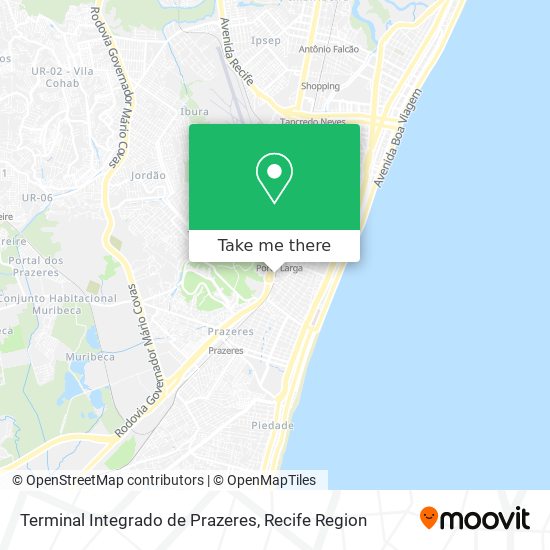 Terminal Integrado de Prazeres map