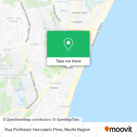Rua Professor Herculano Pires map