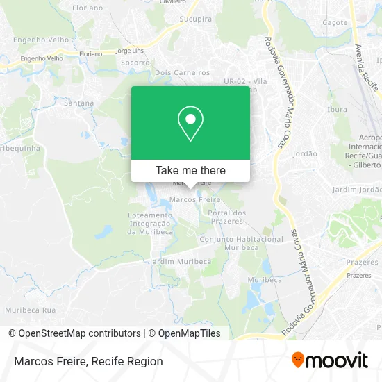 Marcos Freire map