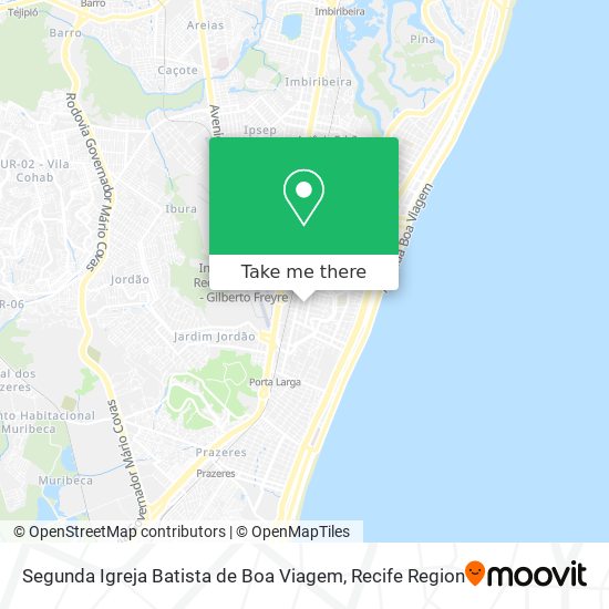 Segunda Igreja Batista de Boa Viagem map