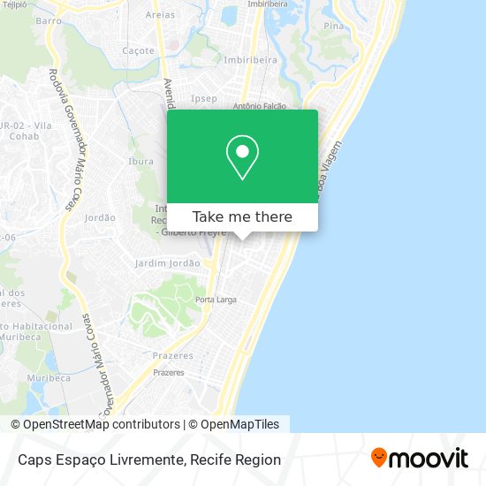 Caps Espaço Livremente map