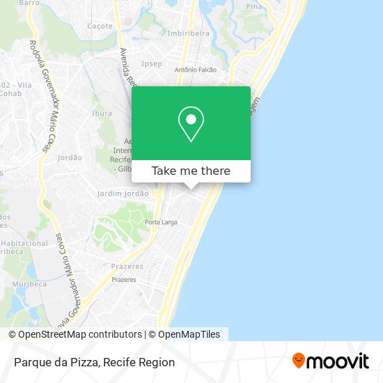 Mapa Parque da Pizza