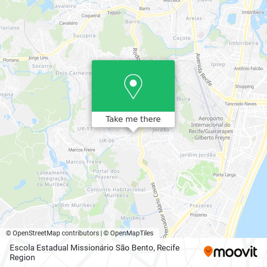 Escola Estadual Missionário São Bento map