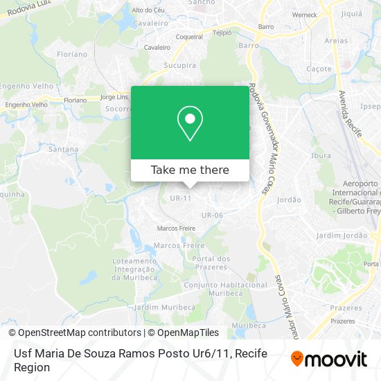 Usf Maria De Souza Ramos Posto Ur6 / 11 map