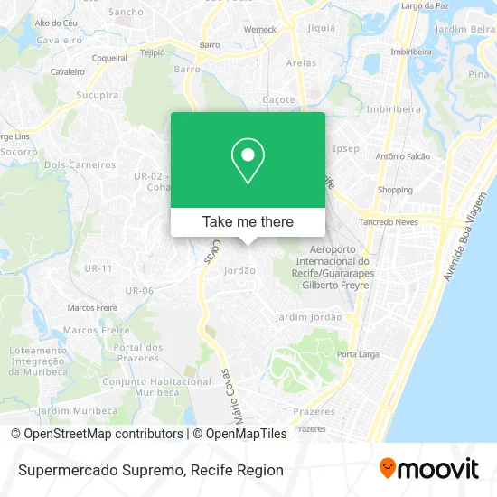 Supermercado Supremo map
