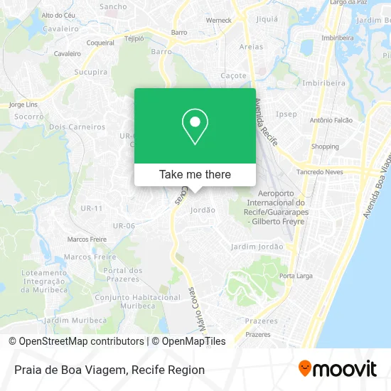 Praia de Boa Viagem map