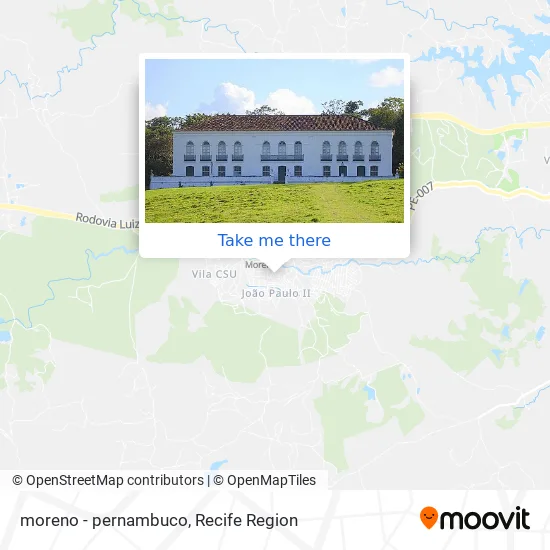 moreno - pernambuco map