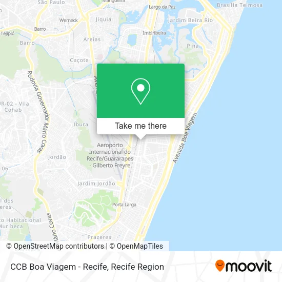 CCB Boa Viagem - Recife map