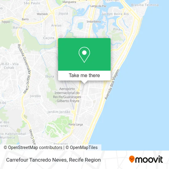 Carrefour Tancredo Neves map