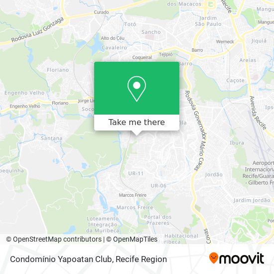 Condomínio Yapoatan Club map