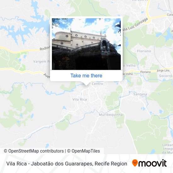 Vila Rica - Jaboatão dos Guararapes map