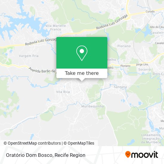 Oratório Dom Bosco map