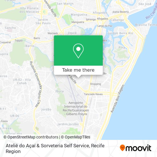 Ateliê do Açaí & Sorveteria Self Service map