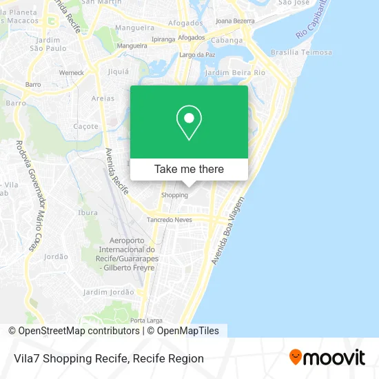 Vila7 Shopping Recife map