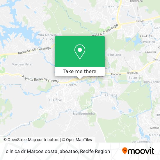 Mapa clinica dr Marcos costa jaboatao