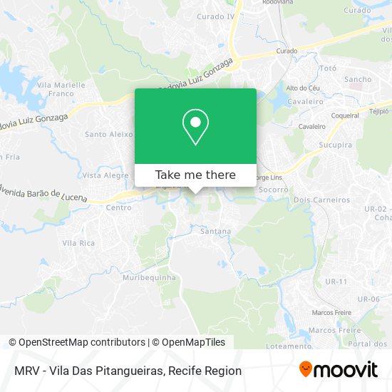 MRV - Vila Das Pitangueiras map