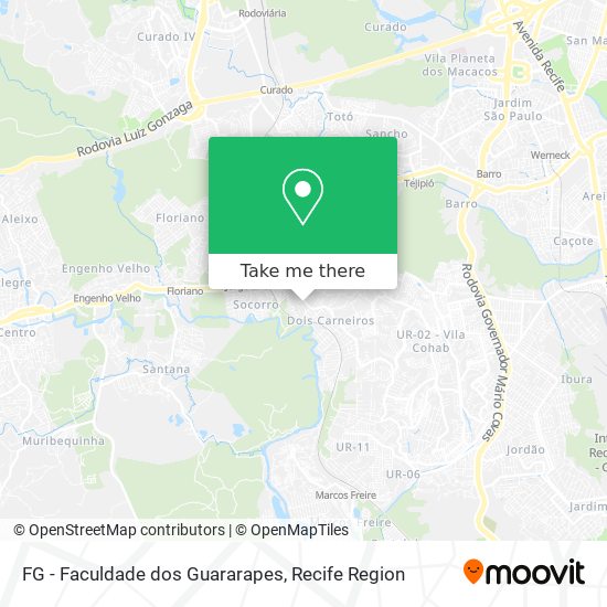 FG - Faculdade dos Guararapes map