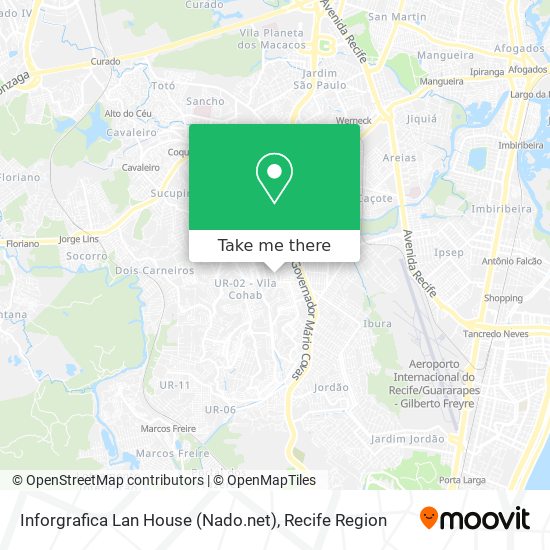 Inforgrafica Lan House (Nado.net) map
