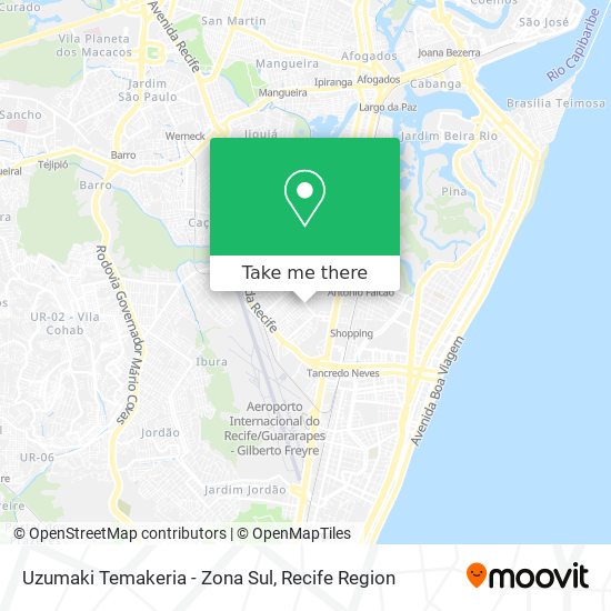Uzumaki Temakeria - Zona Sul map