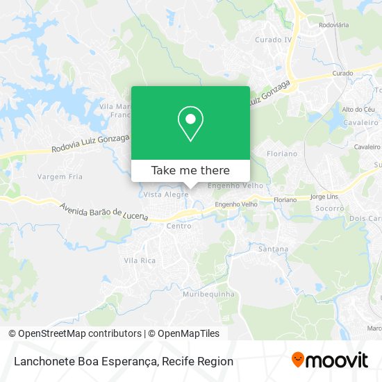 Lanchonete Boa Esperança map