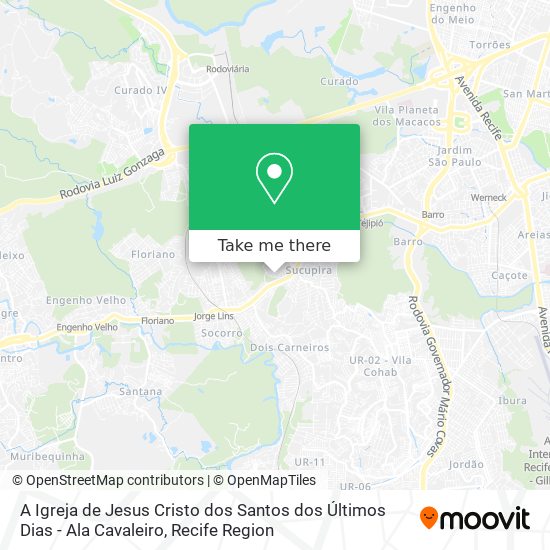 A Igreja de Jesus Cristo dos Santos dos Últimos Dias - Ala Cavaleiro map