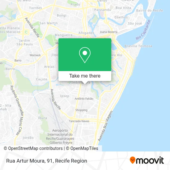 Rua Artur Moura, 91 map
