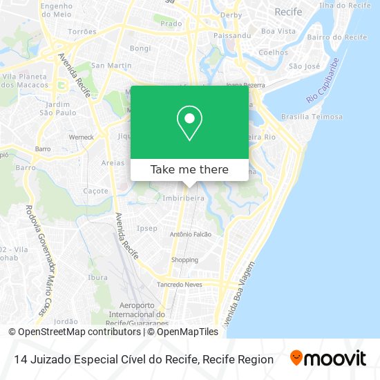 14 Juizado Especial Cível do Recife map