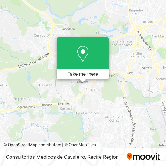 Consultorios Medicos de Cavaleiro map