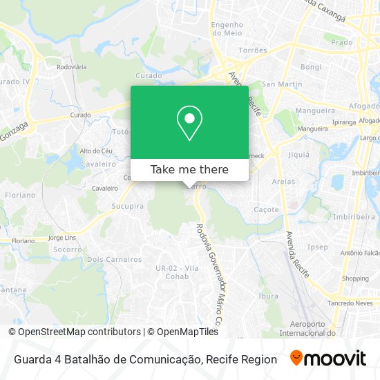 Guarda 4 Batalhão de Comunicação map
