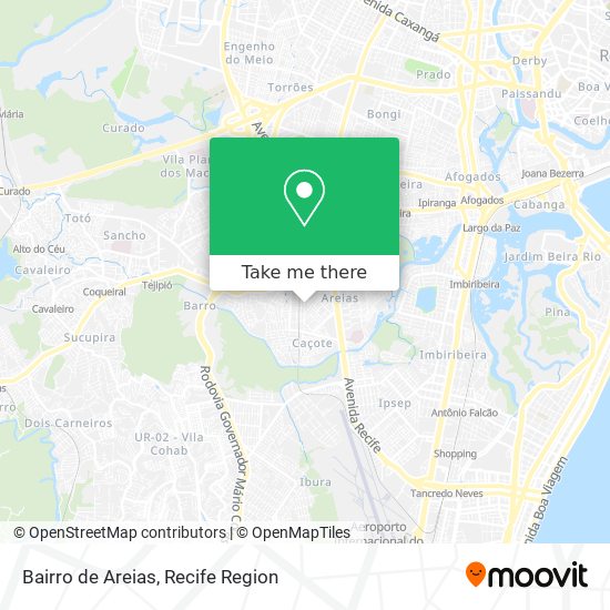 Bairro de Areias map