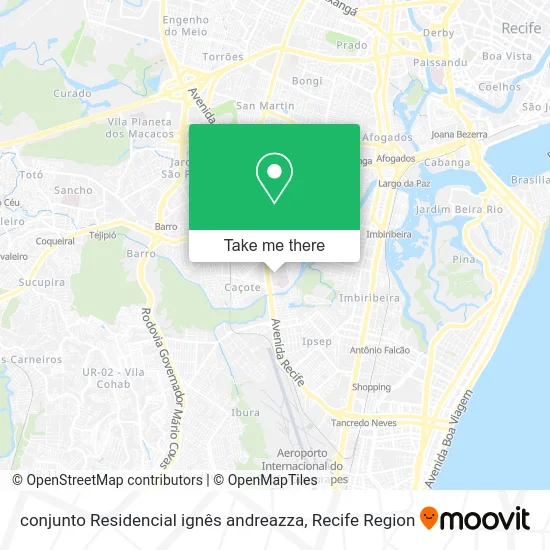 conjunto  Residencial ignês andreazza map