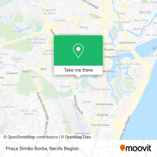 Praça Simão Borba map
