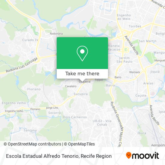 Escola Estadual Alfredo Tenorio map
