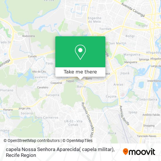 capela Nossa Senhora Aparecida( capela militar) map
