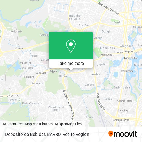 Depósito de Bebidas BARRO map
