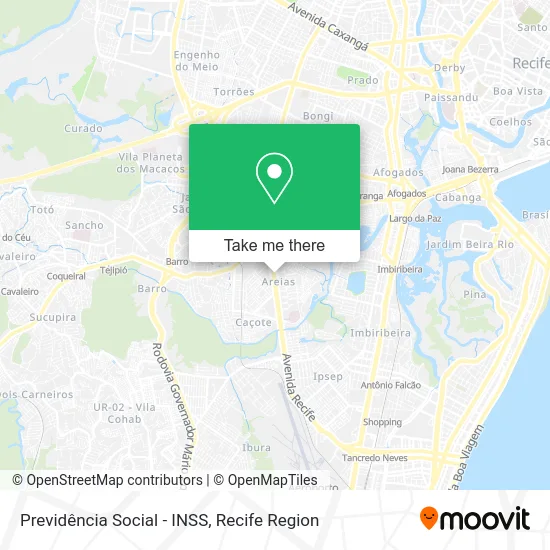 Previdência Social - INSS map