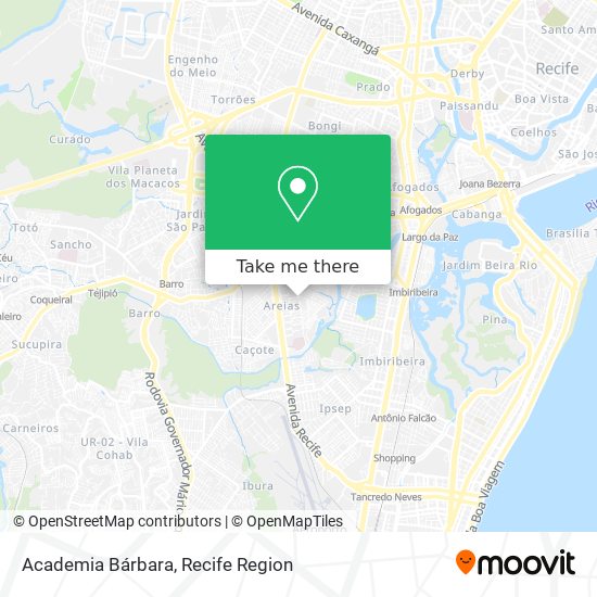 Academia Bárbara map