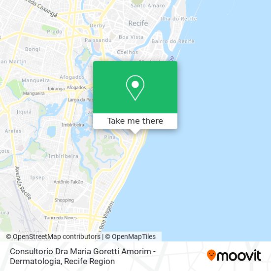 Mapa Consultorio Dra Maria Goretti Amorim - Dermatologia