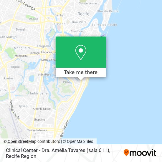 Clinical Center - Dra. Amélia Tavares (sala 611) map