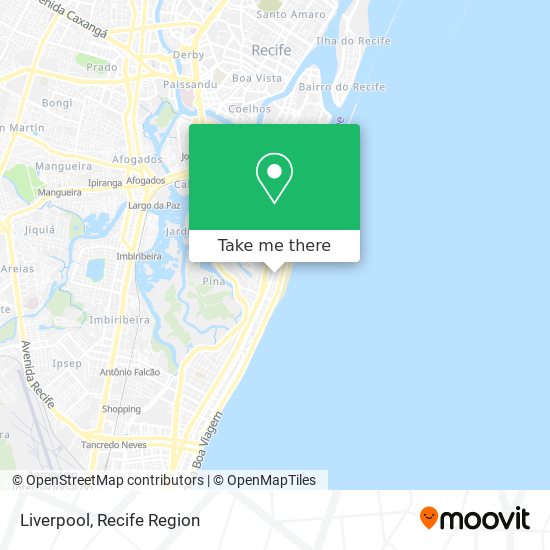 Mapa Liverpool