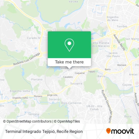 Terminal Integrado Tejipió map