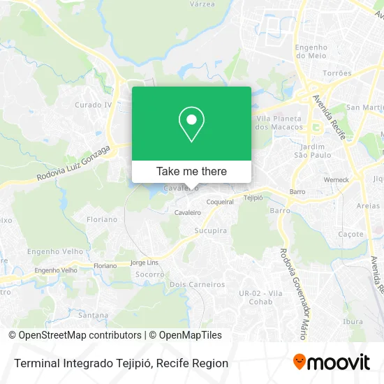 Terminal Integrado Tejipió map