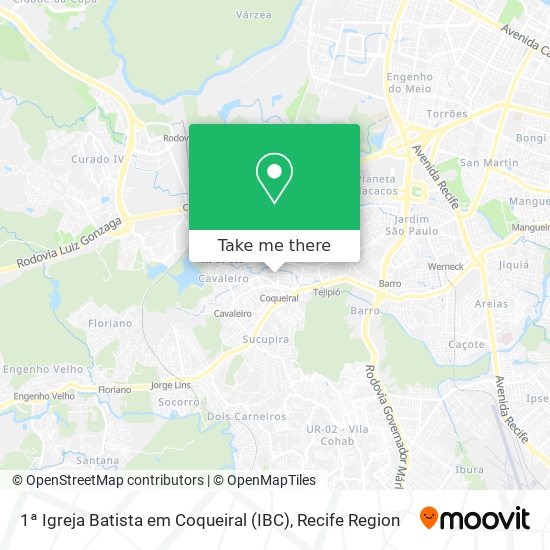 1ª Igreja Batista em Coqueiral (IBC) map