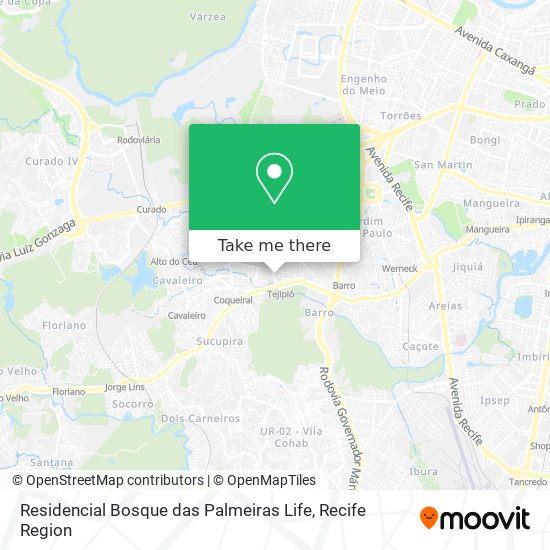 Residencial Bosque das Palmeiras Life map