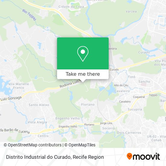Distrito Industrial do Curado map
